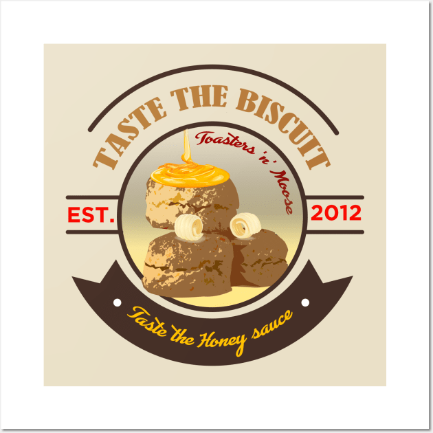 Taste the Biscuit Wall Art by TEEVEETEES